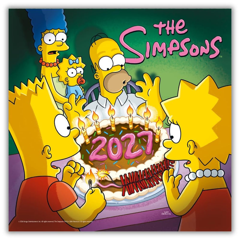The Simpsons Square Calendar 2027