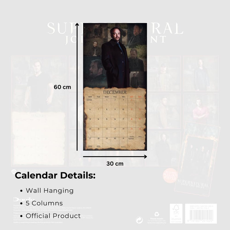 Supernatural Square Calendar 2027