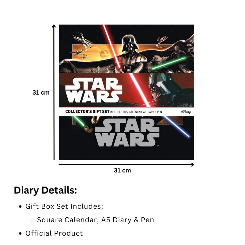 Star Wars Calendar & Diary Gift Box 2027