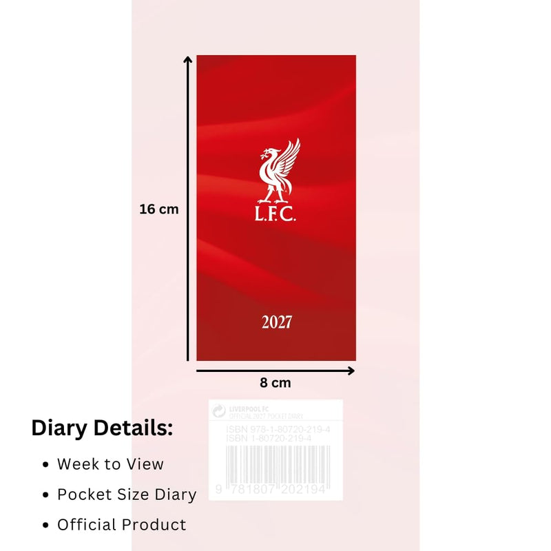 Liverpool FC Slim Diary 2027