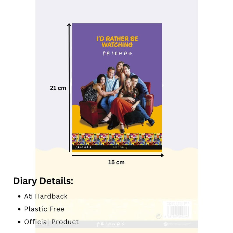Friends A5 Diary 2027