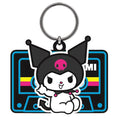 Kuromi PVC Spinner Keyring