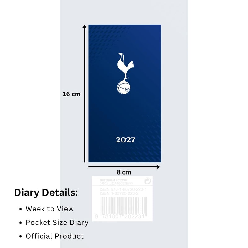 Tottenham Hotspur FC Slim Diary 2027