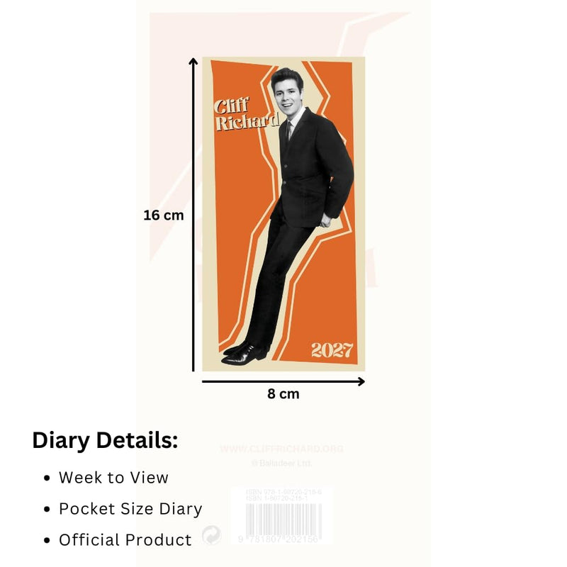 Cliff Richard Slim Diary 2027