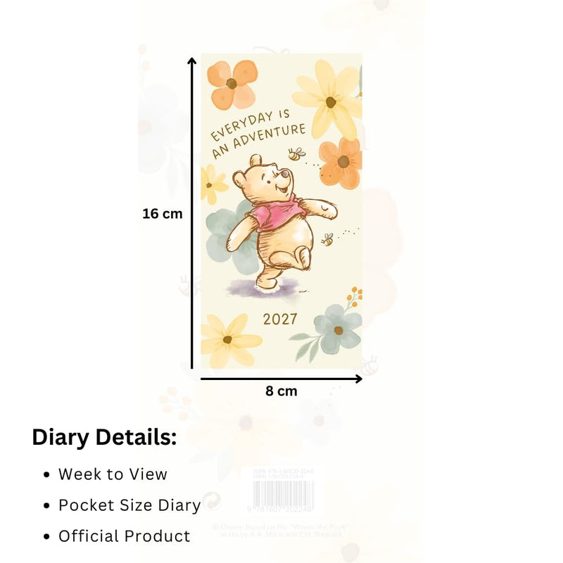 Winnie The Pooh Slim Diary 2027