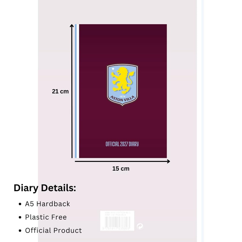 Aston Villa FC A5 Diary 2027