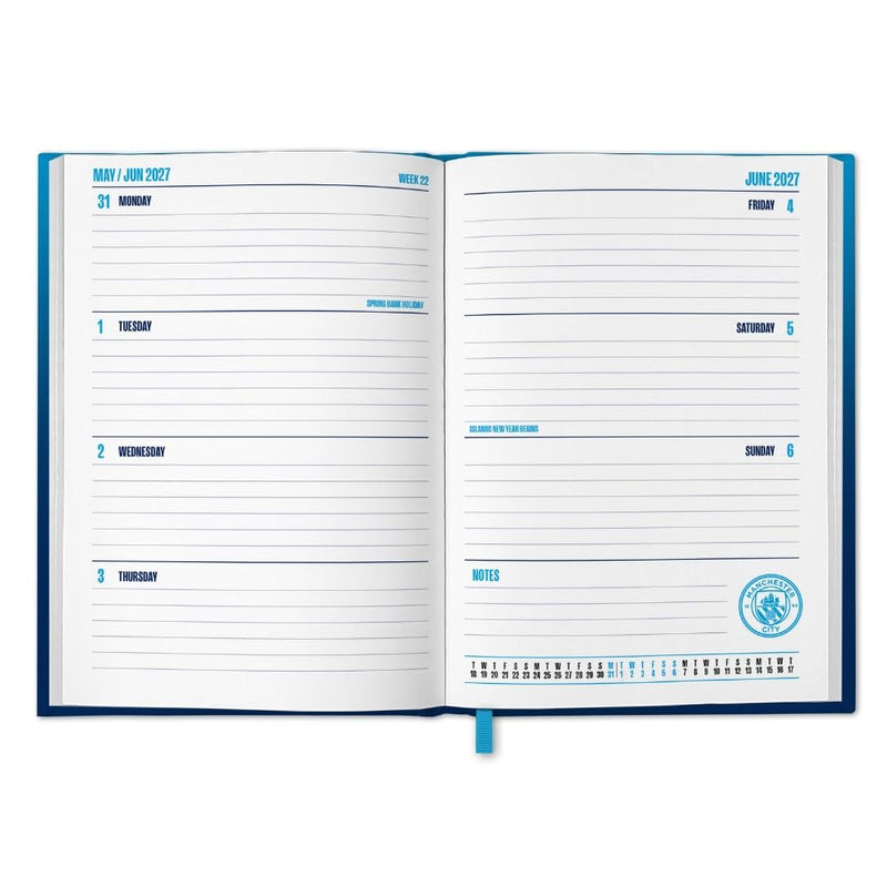 Manchester City FC A5 Diary 2027