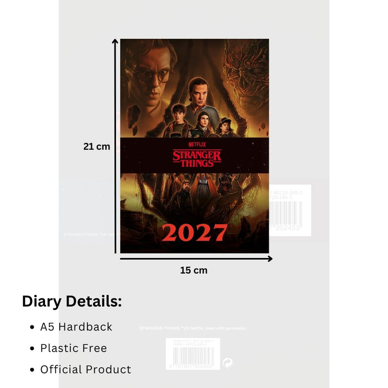 Stranger Things A5 Diary 2027