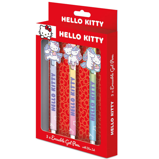 Hello Kitty 3pk Erasable Gel Pen Set