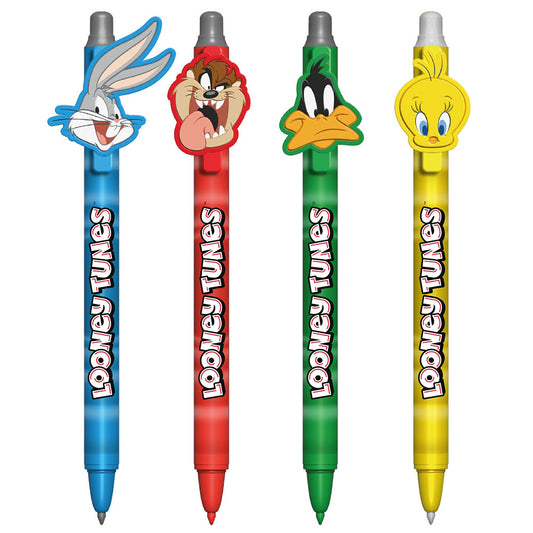 Looney Tunes 4pk Erasable Gel Pen Set