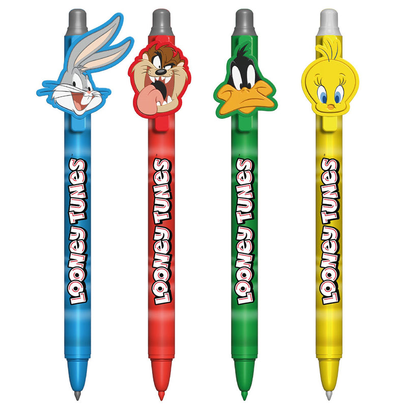 Looney Tunes 4pk Erasable Gel Pen Set