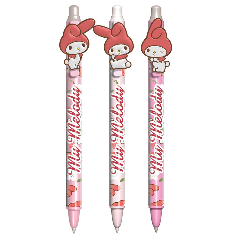 My Melody 3pk Erasable Gel Pen Set