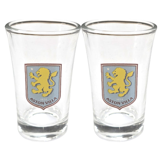 Aston Villa FC 2pk Shot Glass Set
