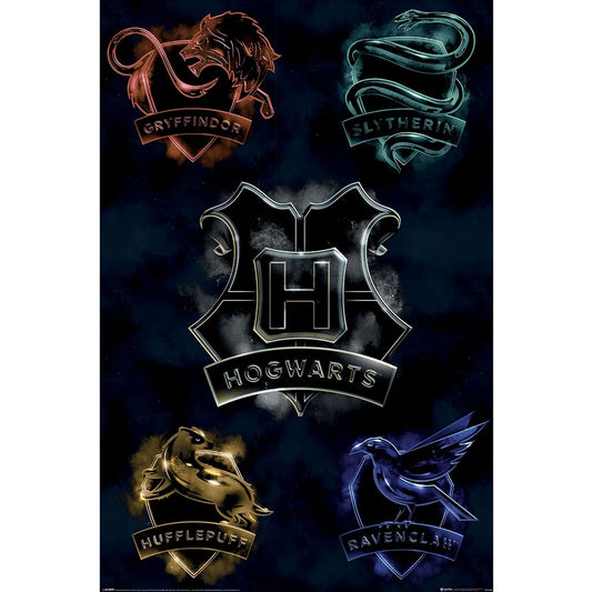 Harry Potter Houses Poster 79