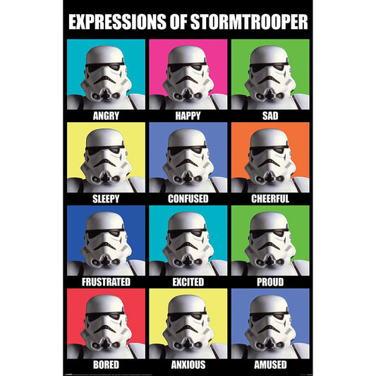 Star Wars Stormtrooper Expressions Poster 80