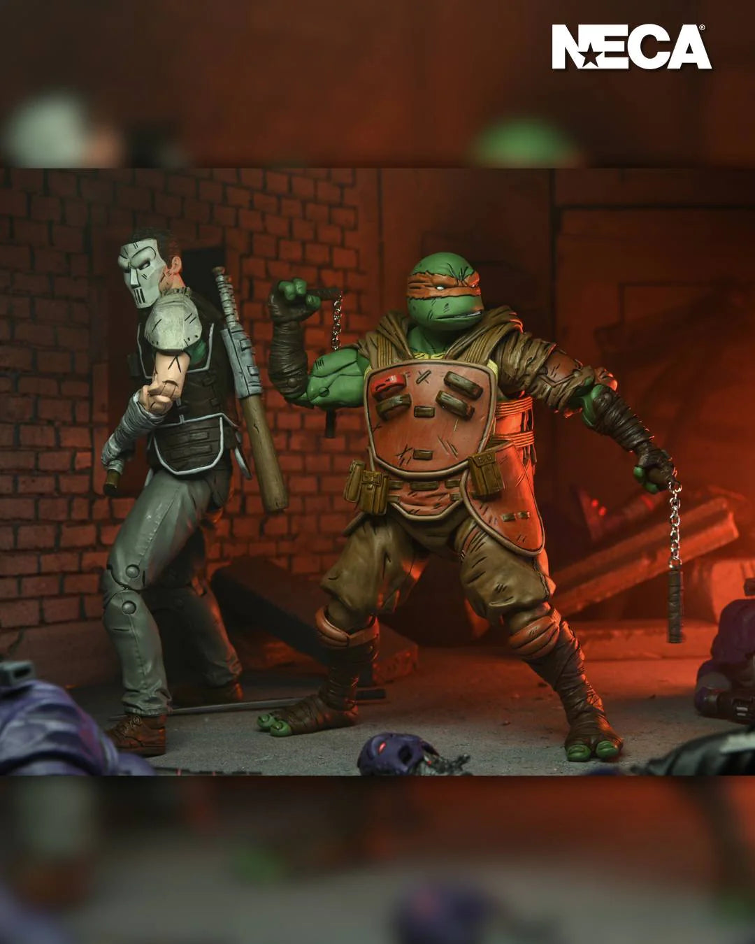 NECA Teenage Mutant Ninja Turtles: The Last Ronin Ultimate Flashback Michelangelo 7" Action Figure