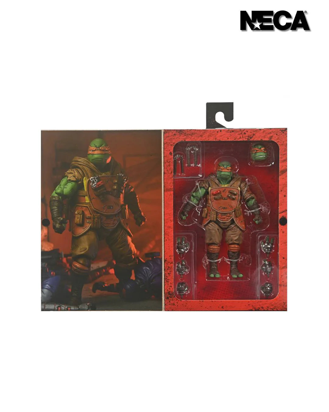 NECA Teenage Mutant Ninja Turtles: The Last Ronin Ultimate Flashback Michelangelo 7" Action Figure