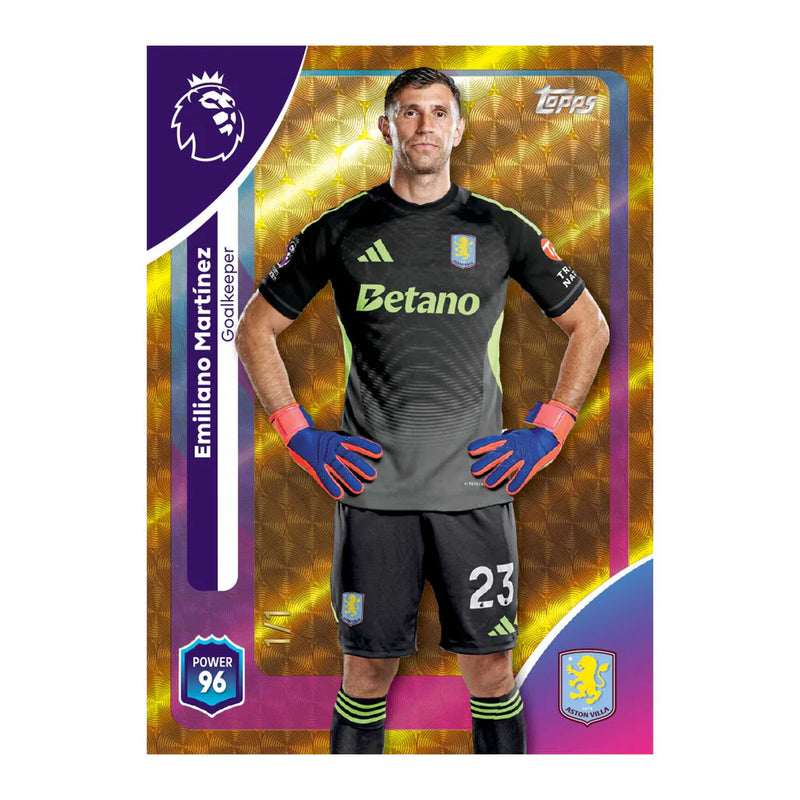 Topps Premier League 2025/26 Card Packet, side angle