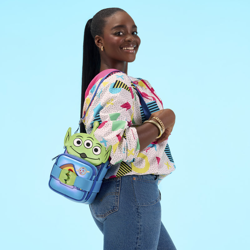 Loungefly - Toy Story Aliens Crossbuddies Cosplay Crossbody Bag with Coin Bag alternate view