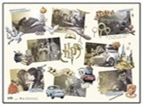 Harry Potter Glasses Desk Mat