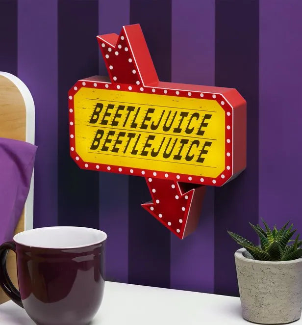 Beetlejuice Beetlejuice Sign Light