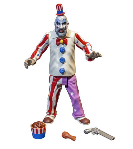 House Of 1000 Corpses Captain Spaulding Finger Lickin' Pistol Whippin' 5" Action Figure