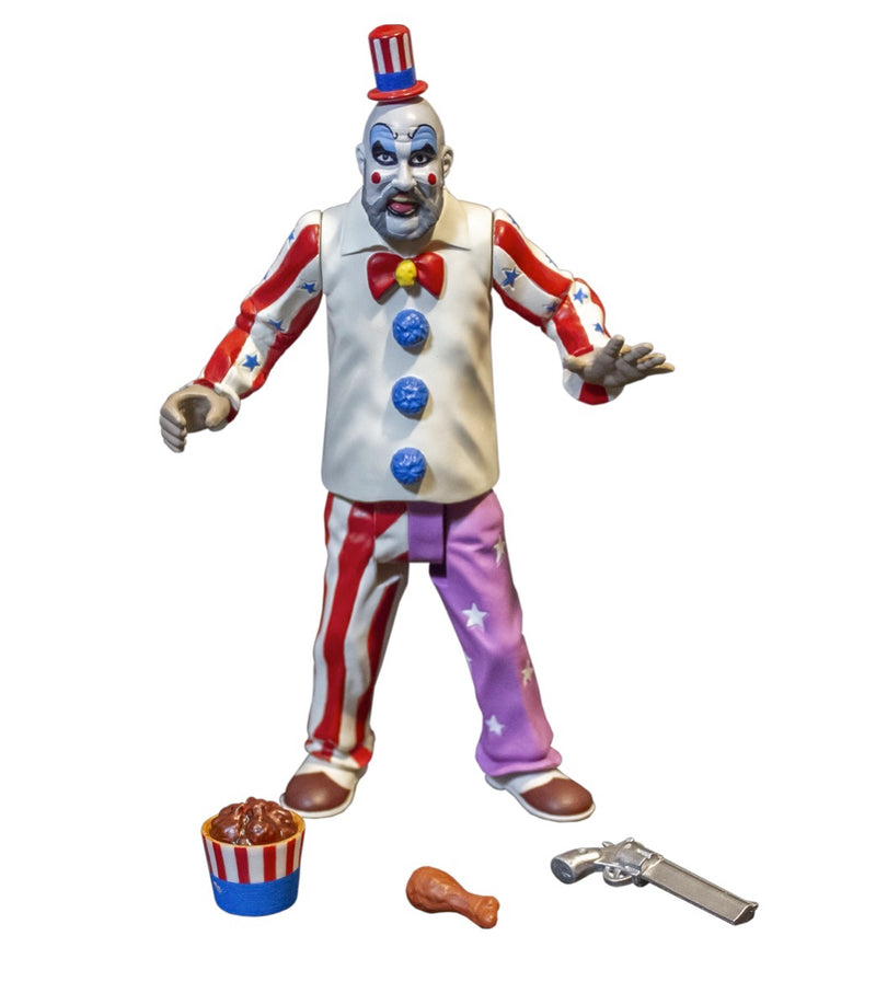 House Of 1000 Corpses Captain Spaulding Finger Lickin' Pistol Whippin' 5" Action Figure
