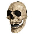 Sleepy Hollow Horseman Skull mask with mouth open