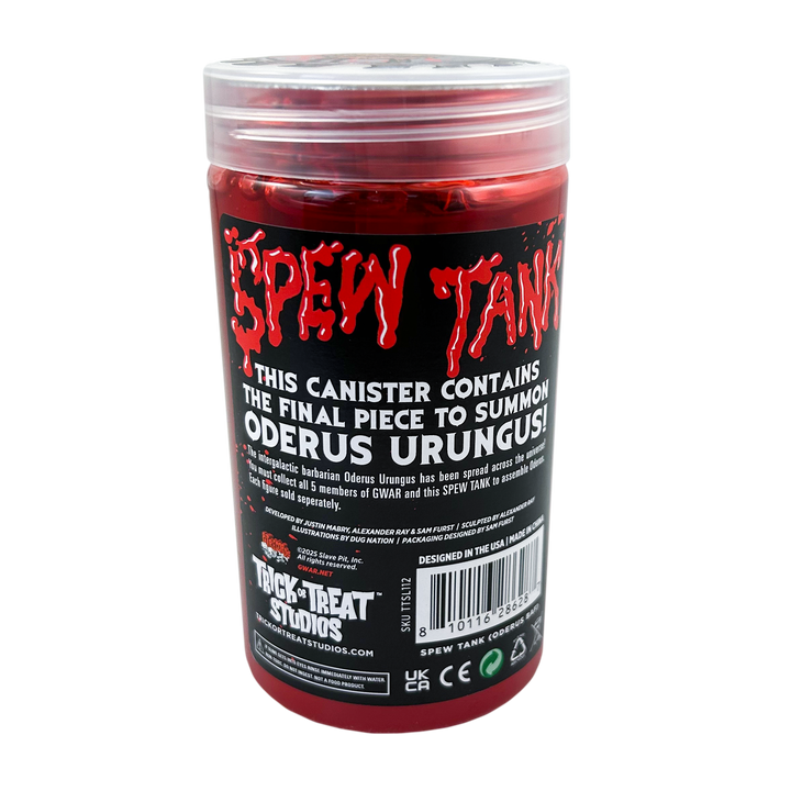 GWAR: Spew Tank/ Blood Slime Oderus Urungus Build-a-Figure