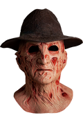 A Nightmare on Elm Street 4 Freddy Krueger Mask with Fedora Hat (view 2)