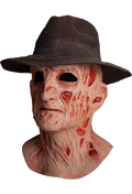 A Nightmare on Elm Street 4 Freddy Krueger Mask with Fedora Hat (view 3)