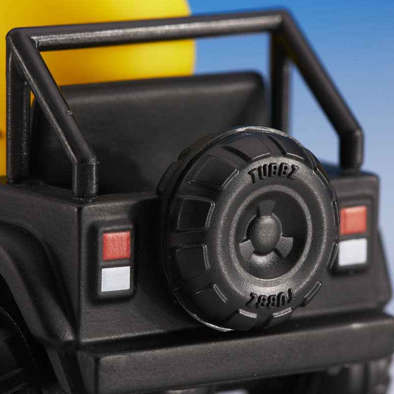 Black SUV Car Air Freshener TUBBZ Mini Boxed Duck detail shot