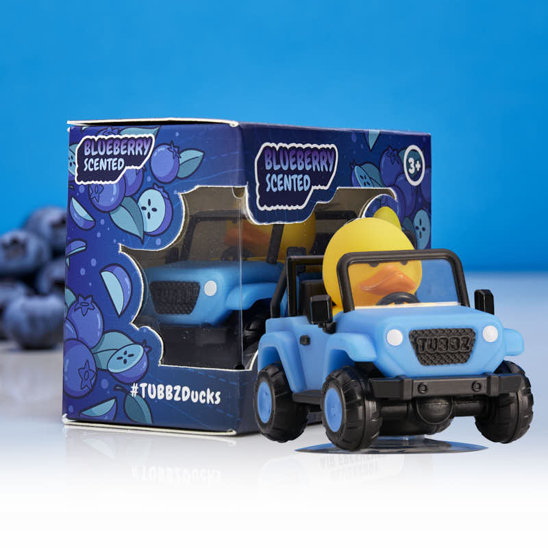 Blue SUV Car Air Freshener TUBBZ Mini Boxed Duck alternate view