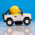 White SUV Car Air Freshener TUBBZ Mini Boxed Duck back view