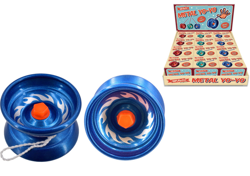 Metal Yo Yo Retro In Colour Box