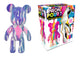 Neon Paint Pour Marble Bear Arts & Crafts Kit