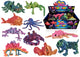 3d Mega Fidgelets - 10 Assorted