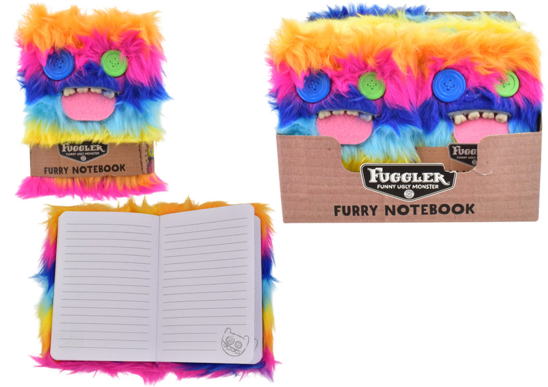 Fuggler A6 Furry Notebook, side angle