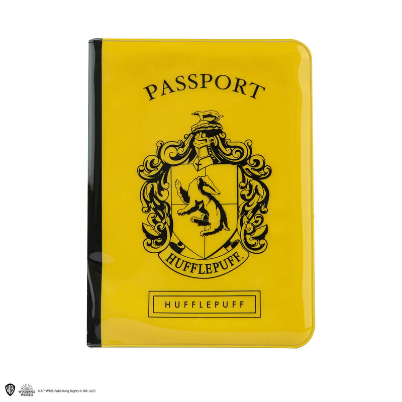 Hufflepuff Luggage Tag & Passport Cover Set, close-up detail