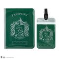Harry Potter Slytherin Passport Cover and Luggage Tag Set