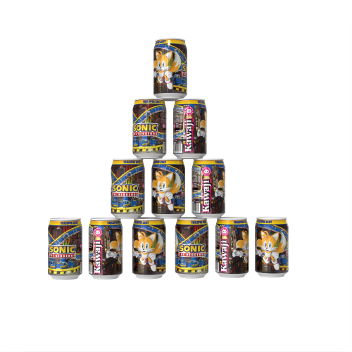 Sonic the Hedgehog Tailspin Zest - Orange  Flavour Soda featuring Tails