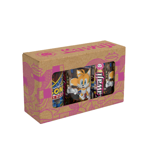 Sonic the Hedgehog Tailspin Zest - Orange  Flavour Soda featuring Tails