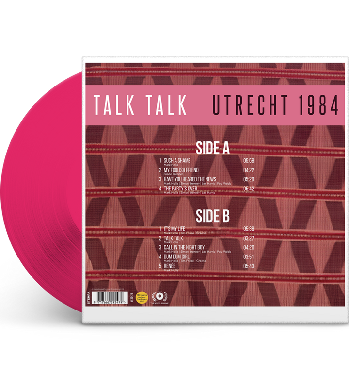 Talk Talk – Utrecht 1984 (Limited Edition 12-Inch Album on 180g Transparent Magenta Vinyl)