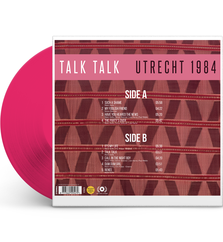 Talk Talk – Utrecht 1984 (Limited Edition 12-Inch Album on 180g Transparent Magenta Vinyl), close-up detail