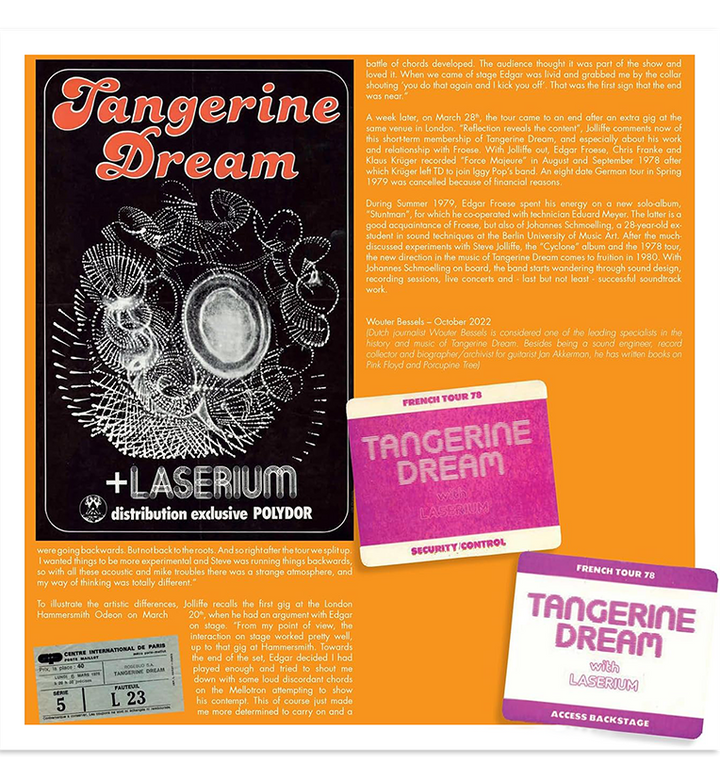 Tangerine Dream – Live in Paris, 6 March 1978 (RSD 2023 Limited Edition Triple-LP on Split-Coloured Vinyl)
