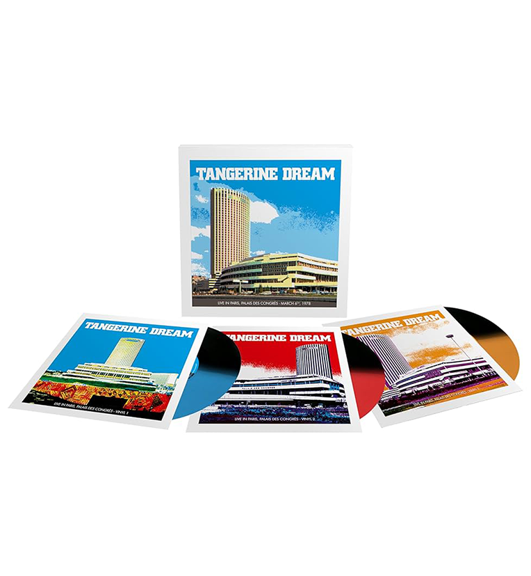 Tangerine Dream – Live in Paris, 6 March 1978 (RSD 2023 Limited Edition 3-LP Box Set on Split-Coloured Vinyl) collectible...