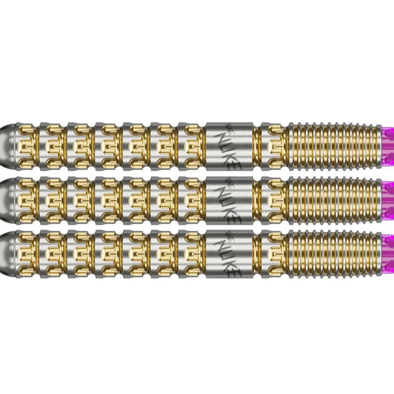 Luke The Nuke Littler G1 Prodigy Steel Tip Darts, side angle