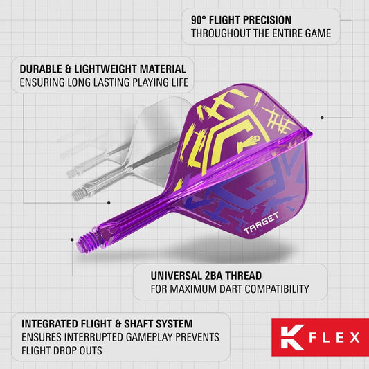 Luke The Nuke Littler World Champion K-Flex Target Flights, alternate view