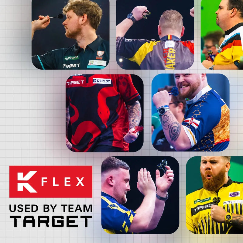 Luke The Nuke Littler World Champion K-Flex Target Flights, side angle