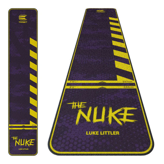 Luke The Nuke Littler Dart Mat collectible from Queensferry Sports